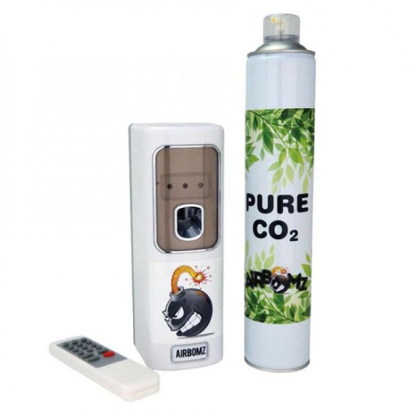 Airbomz CO2 Spender mit Lichtsensor + CO2-Patrone