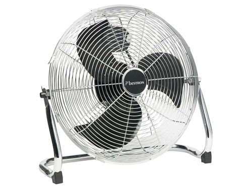 Bodenventilator - 30cm, Chrom