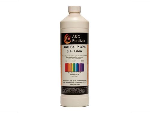A&C Sal P 30% pH-Minus Grow - 1 Liter (kein Versand)