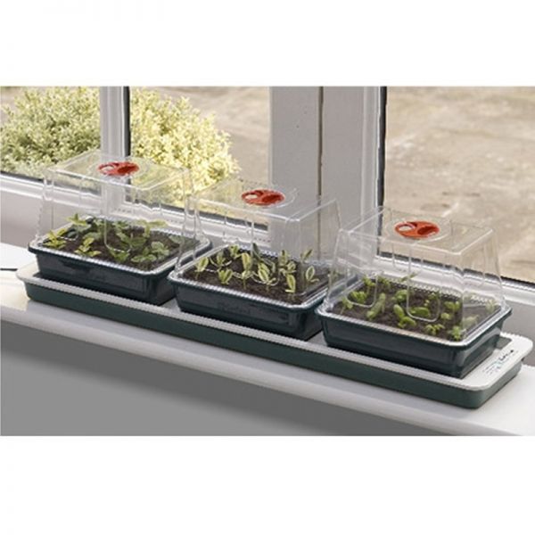 Garland Trio Top Fenstergewächshaus mit Heizung